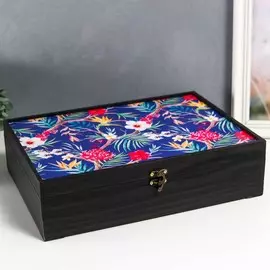 Шкатулка венге 25,5х35х9 см