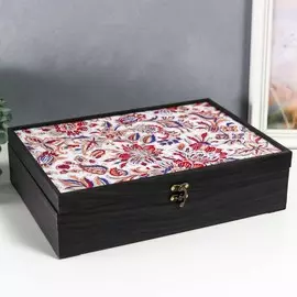 Шкатулка венге 25,5х35х9 см