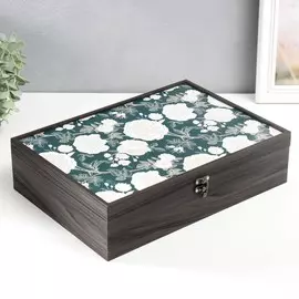 Шкатулка венге 25,5х35х9 см