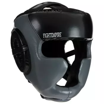Шлем боксерский fight empire, тренировочный, р. xl, цвет черный