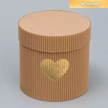 Шляпная коробка из микрогофры