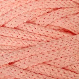 Шнур для рукоделия хлопковый 100% хлопок 4 мм, 50м/140гр (персиковый)