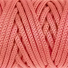 Шнур для рукоделия полиэфирный 4 мм, 50м/110гр (коралловый)