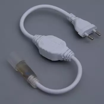 Шнур питания luazon lighting для гибкого неона 16 мм, до 50 метров, 220 в