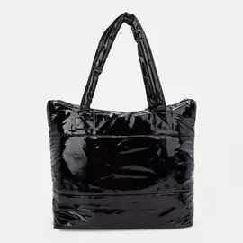 Шопер на молнии, цвет чёрный