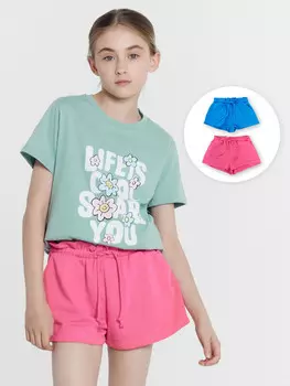Шорты для девочек в наборе, 2 шт