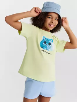 Шорты для девочек голубые