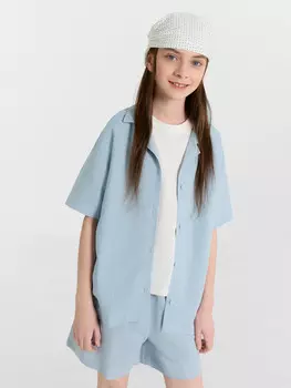 Шорты для девочек голубые