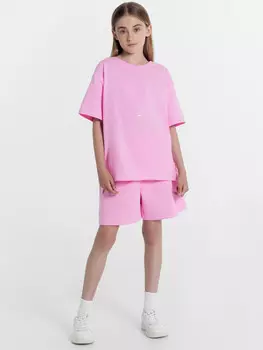 Шорты для девочек пастельно-розовые