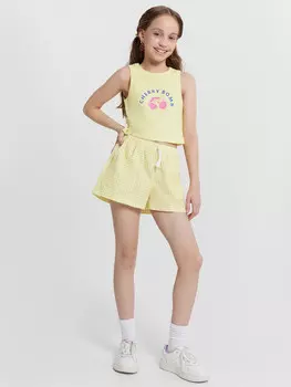 Шорты для девочек желтые