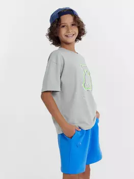 Шорты для мальчиков в ярко-голубом цвете