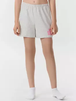 Шорты домашние для девочек серые