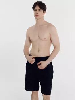 Шорты мужские фиолетовые с дизайнерским принтом