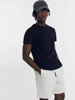 Шорты мужские в меланжево-сером цвете