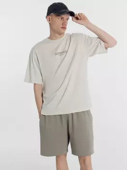 Шорты мужские в серо-бежевом цвете