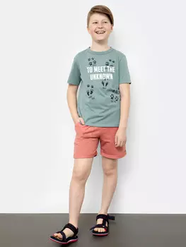 Шорты с накладными карманами для мальчиков