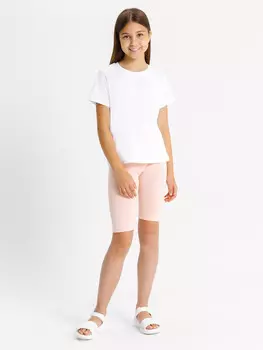 Шорты-велосипедки для девочек розовые