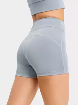 Шорты женские в пыльно-голубом цвете