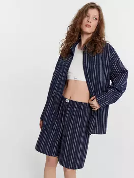 Шорты домашние женские в полоску