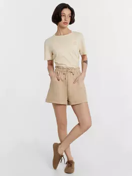 Шорты женские бежевые