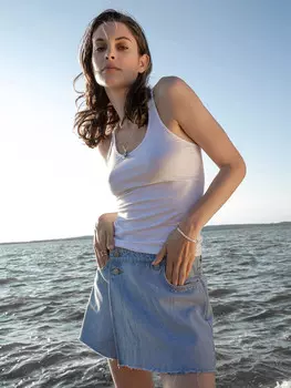 Шорты женские джинсовые в голубом цвете