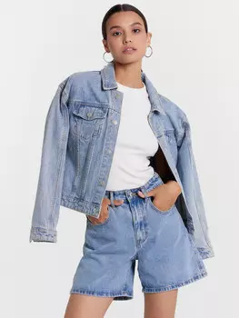 Шорты женские джинсовые в голубом цвете