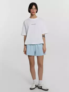 Шорты женские голубые