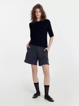 Шорты женские графитово-серые