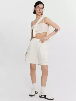 Шорты женские кремовые