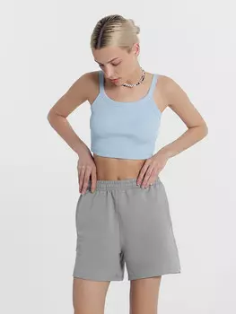 Шорты женские серые