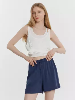 Шорты женские синие