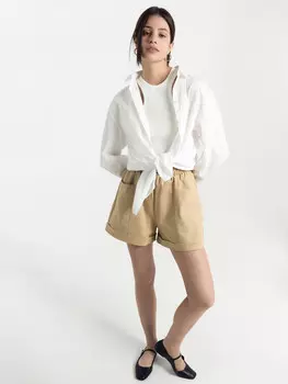 Шорты женские в бежевом цвете