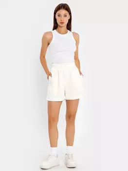 Шорты женские в молочном оттенке