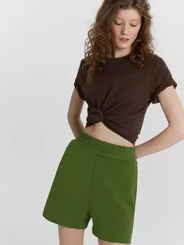 Шорты женские зеленые