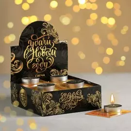 Шоубокс свечей с печатью