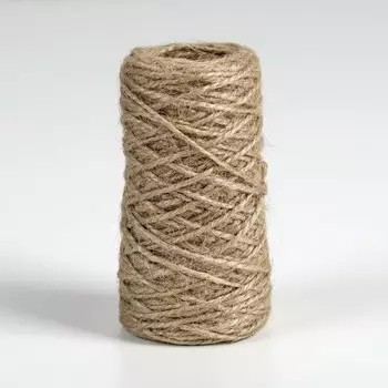 Шпагат джутовый 3-х ниточный, 1,68 ктекс по 30 м