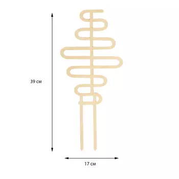 Шпалера, 39 17 см, дерево,