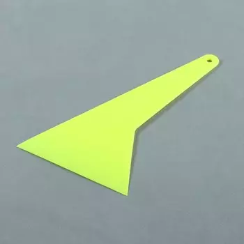 Шпатель для пленки grand caratt, 22.511.5 см, желтый