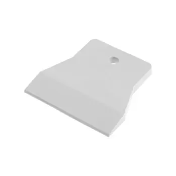 Шпатель резиновый тундра, 80 мм, белый