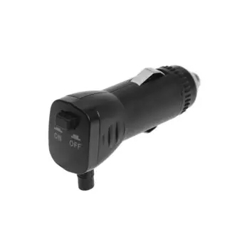 Штекер в прикуриватель 12 в, угловой, выключатель