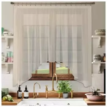 Штора для кухни Ева шампань