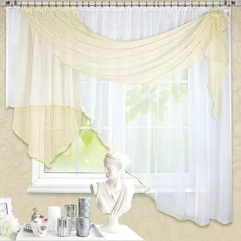 Штора для кухни Муза шампань