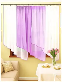 Штора для кухни Одиссея сирень