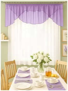 Штора для кухни Соблазн сирень