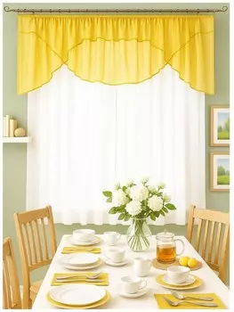 Штора для кухни Соблазн золото