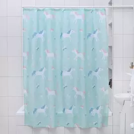 Штора для ванной комнаты доляна