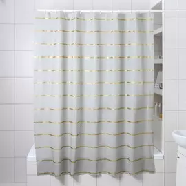 Штора для ванной комнаты доляна