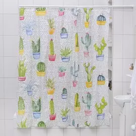 Штора для ванной 180×180 см