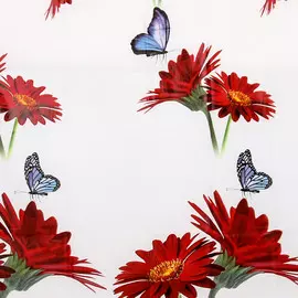 Штора для ванной комнаты доляна