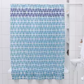 Штора для ванной комнаты доляна